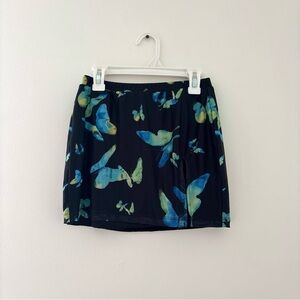 MOTEL rocks pelma butterfly mini skirt